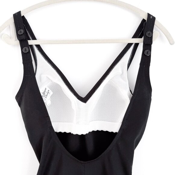 Vintage DeWeese Design One Piece Swimsuit 8 (XS / Small) Black - Picture 8 of 16